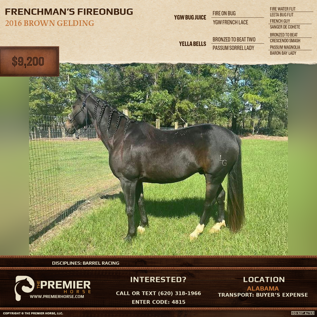 Listing advertisement