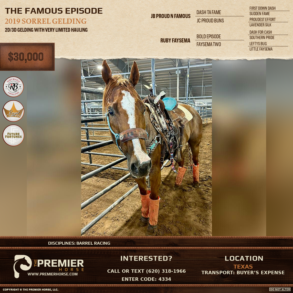 Listing advertisement