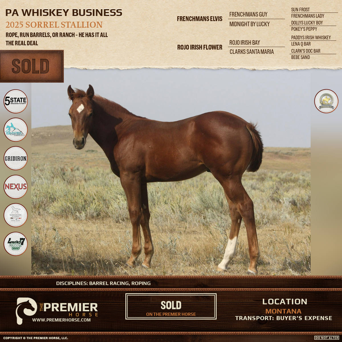 Pa Whiskey Business sold advertisement