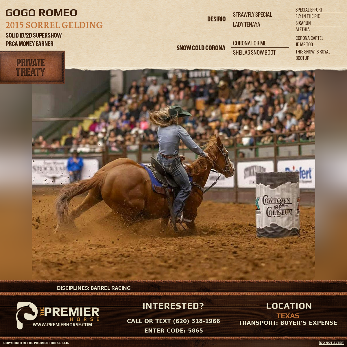 Listing advertisement