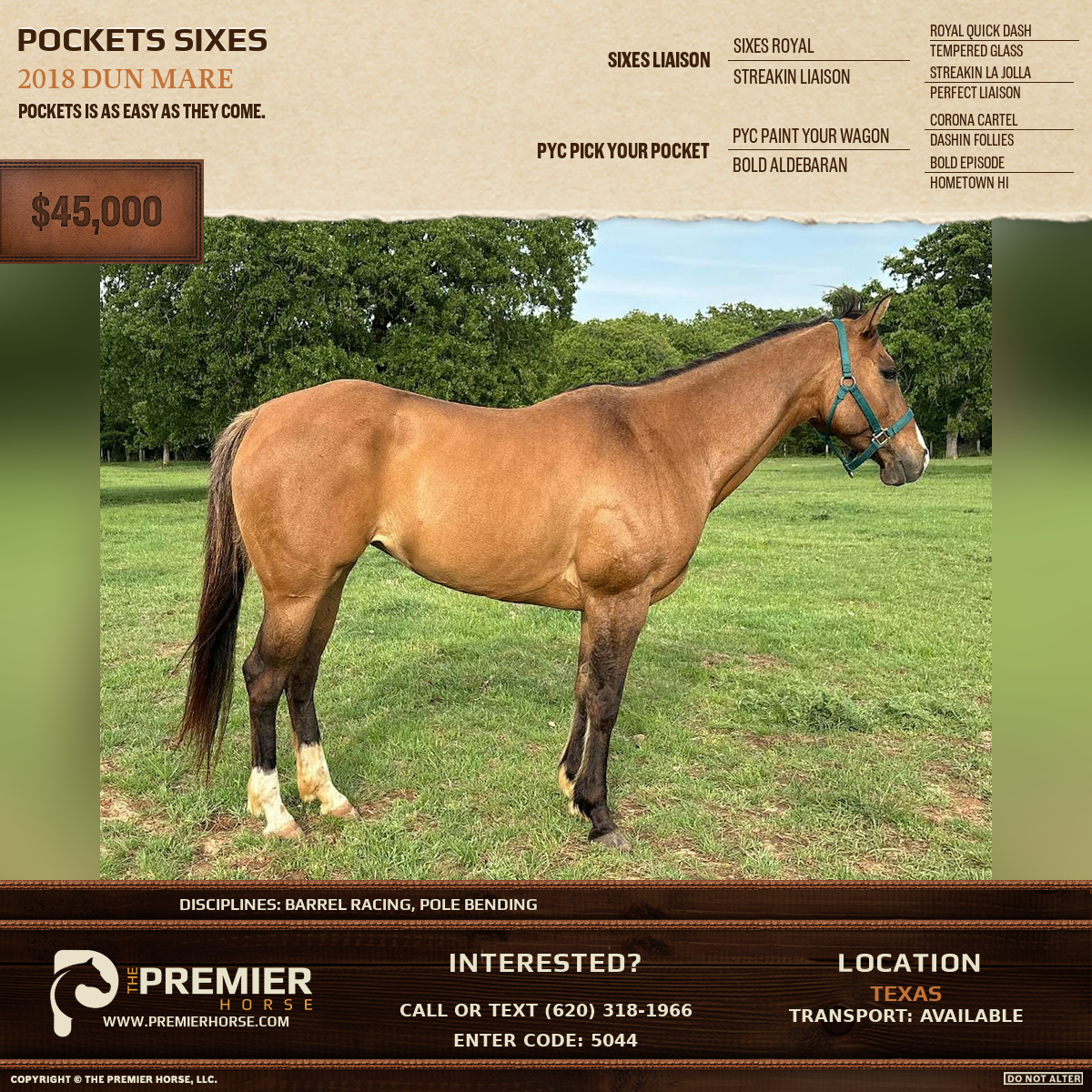 Listing advertisement