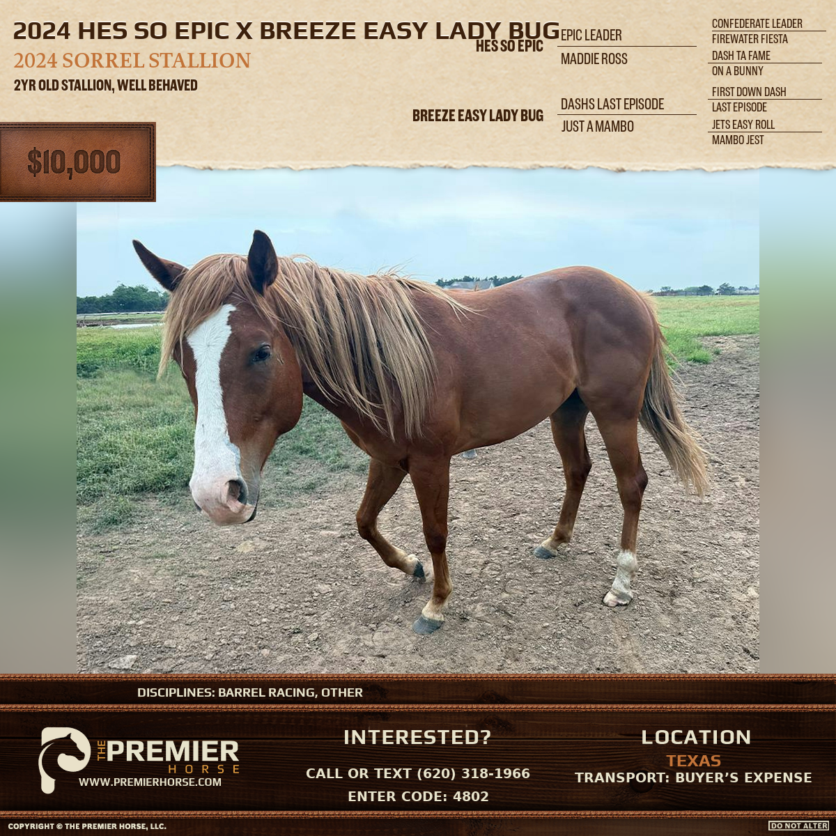 Listing advertisement