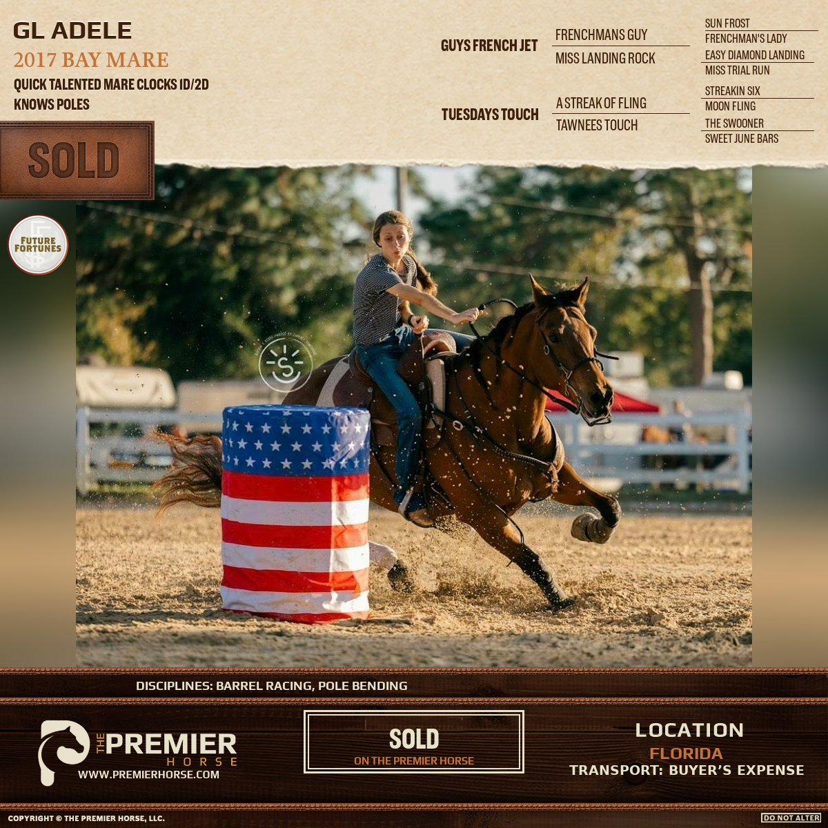 Gl Adele sold advertisement