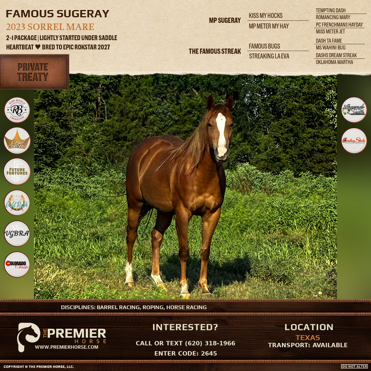 Listing advertisement