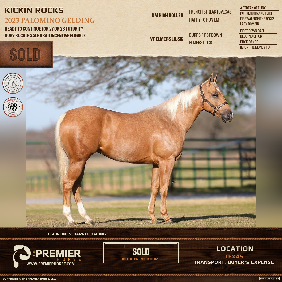 Kickin Rocks sold advertisement