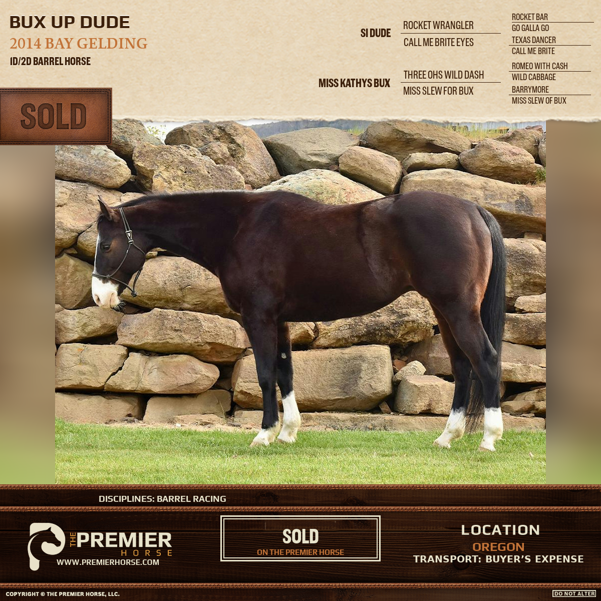 Bux Up Dude sold advertisement