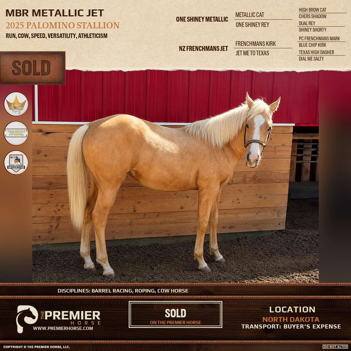 Mbr Metallic Jet sold advertisement