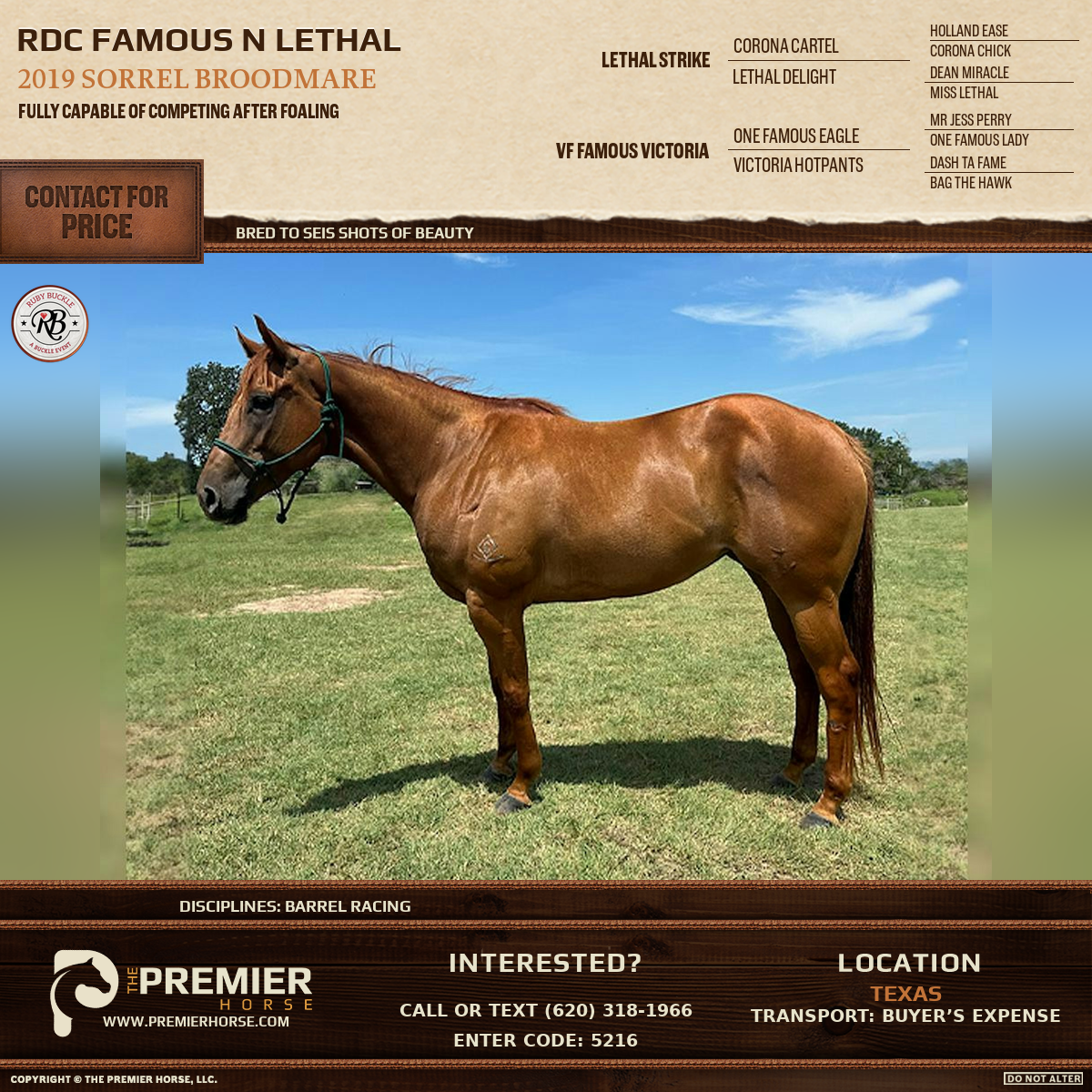 Listing advertisement
