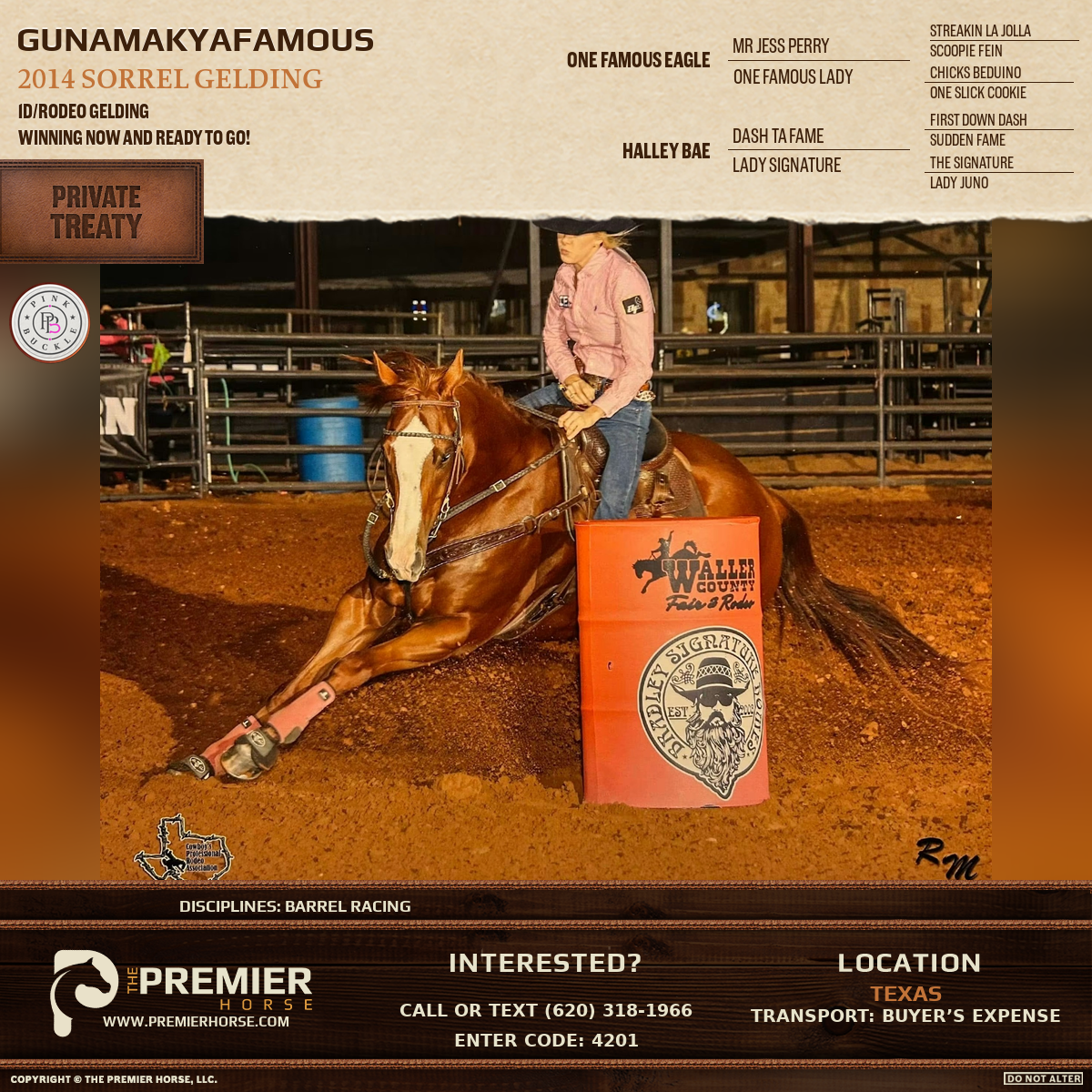 Listing advertisement