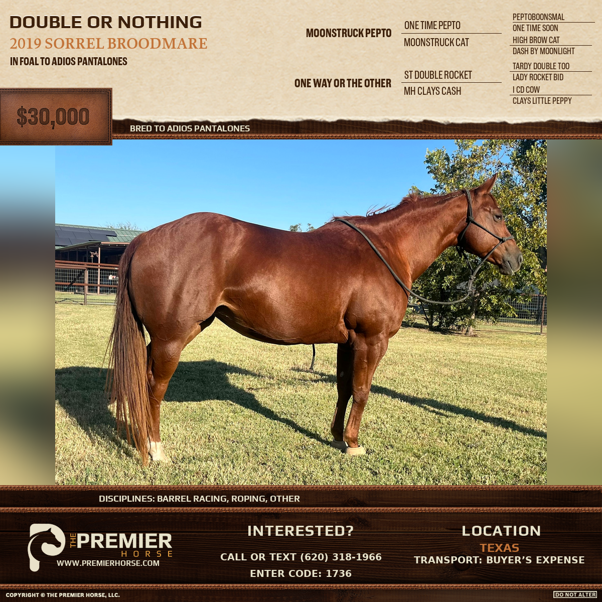 Listing advertisement