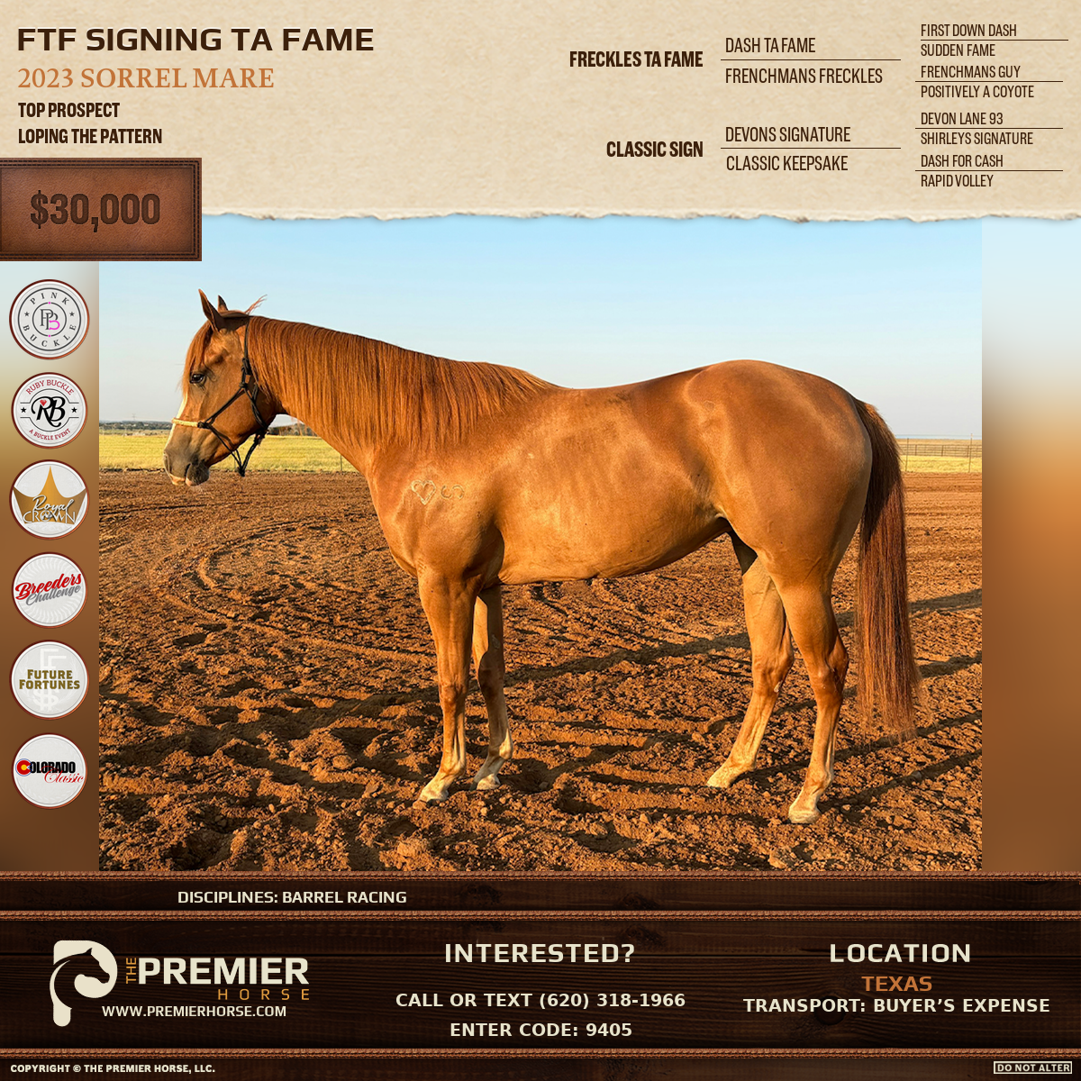 Listing advertisement