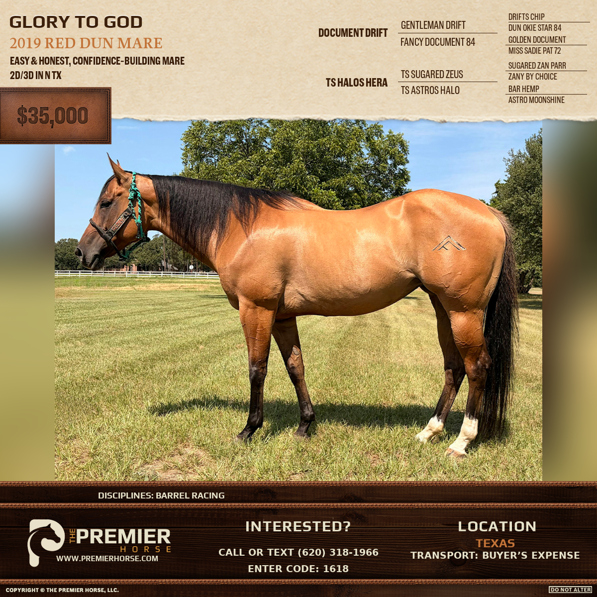 Listing advertisement