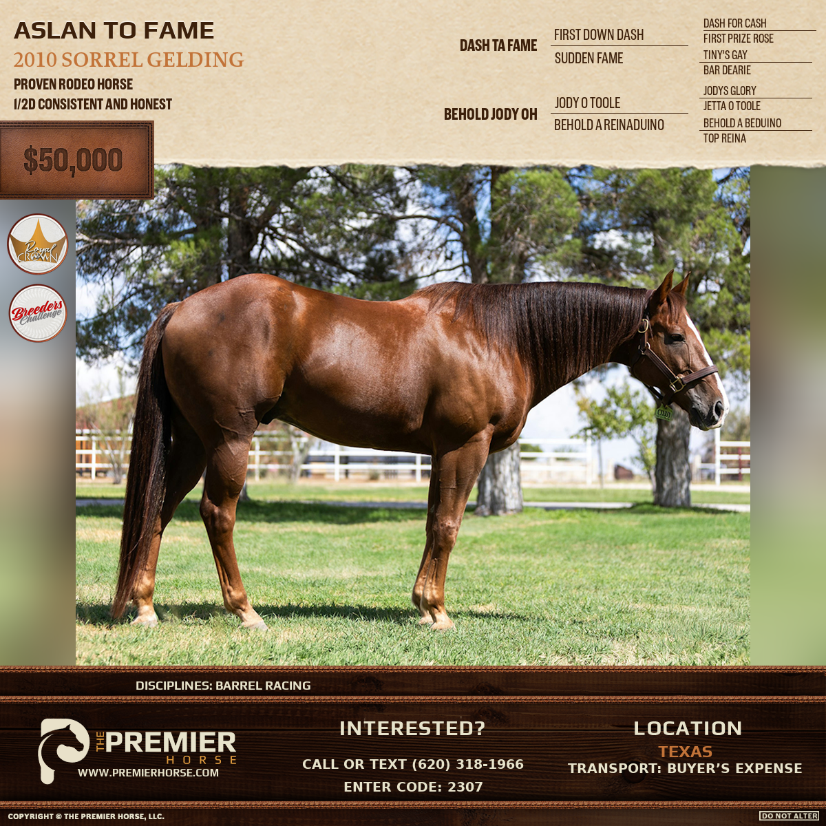 Listing advertisement